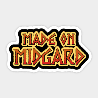 Made on Midgard Sticker